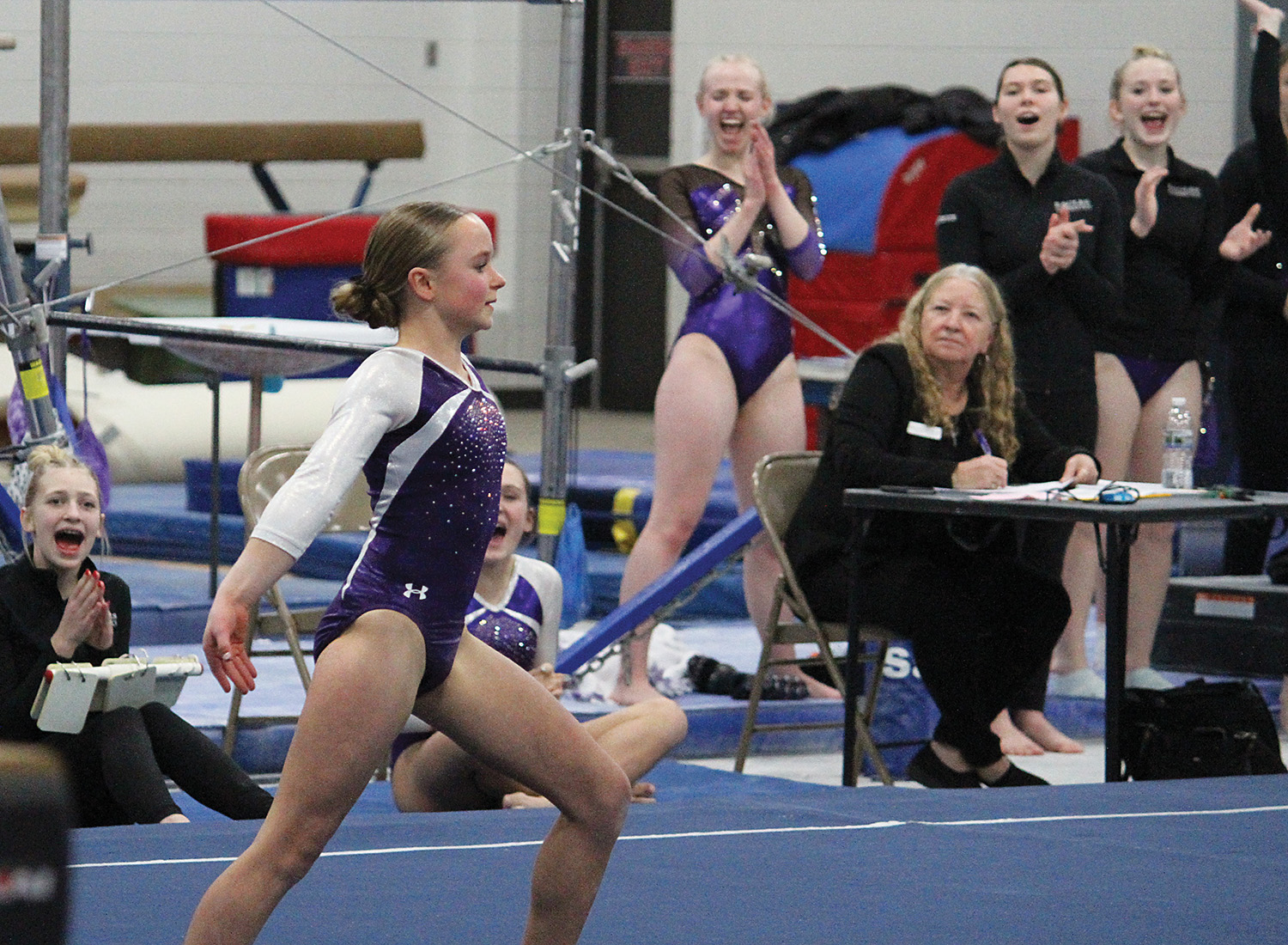 New Ulm gymnastics season ends at 2A meet